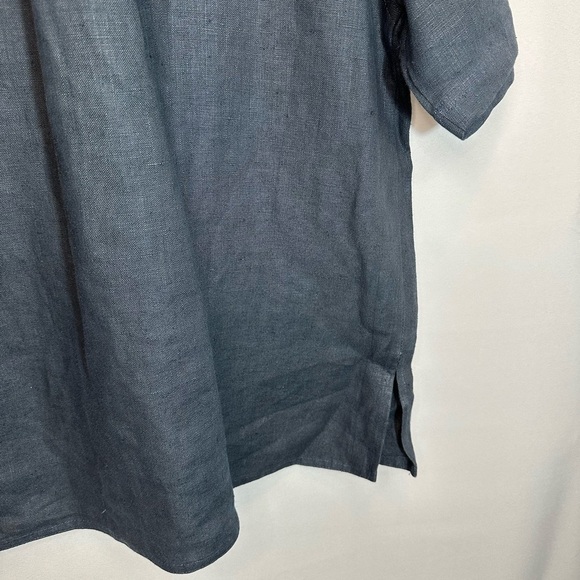 Outfit JPR Womens Size M 100% Linen Shirt Blouse Top Button Up Pockets Lagenlook - Picture 8 of 8